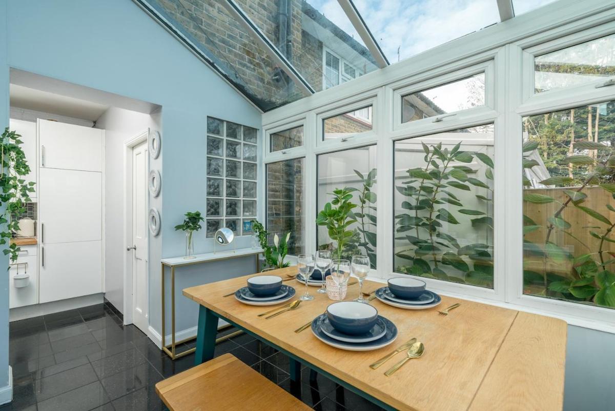 Lavish Lux 3Bed 2Bath Villa Garden Sunroom Parking Central London Bagian luar foto